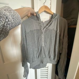 Free people movement hooded top